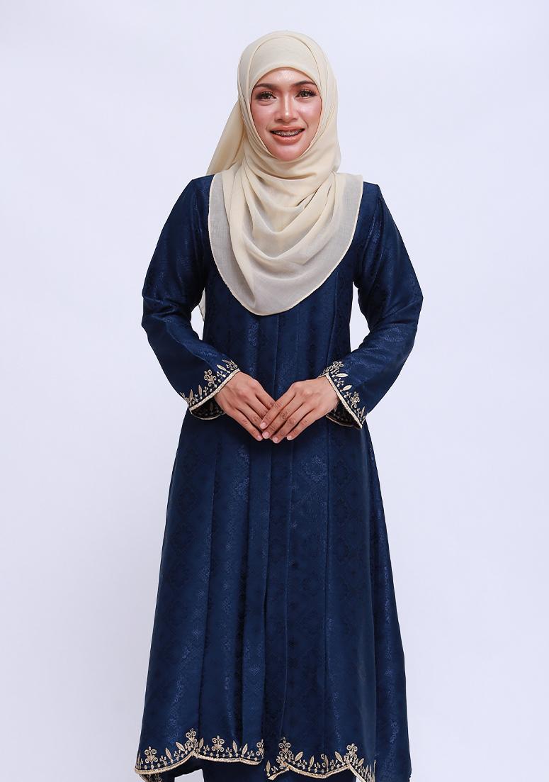 Kebaya Che Najwa - Navy Blue