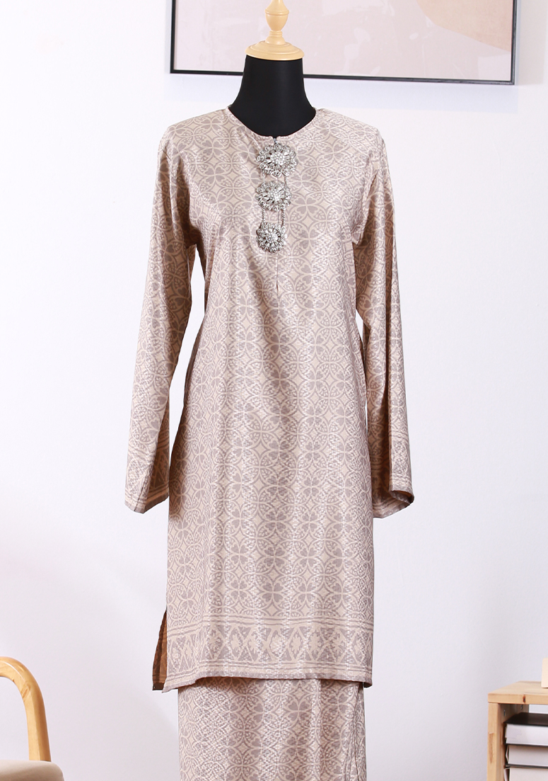 Kurung Intansari V1 - Nude Brown