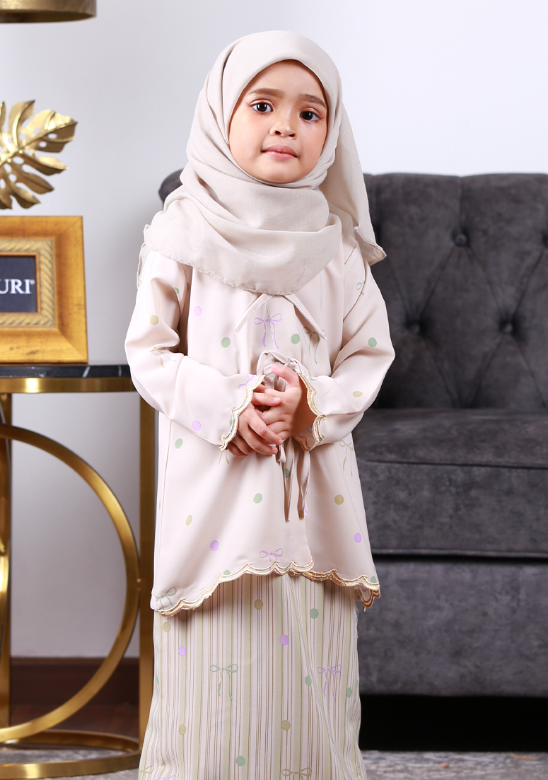 Kurung Dang Ara Kids - Nude Brown