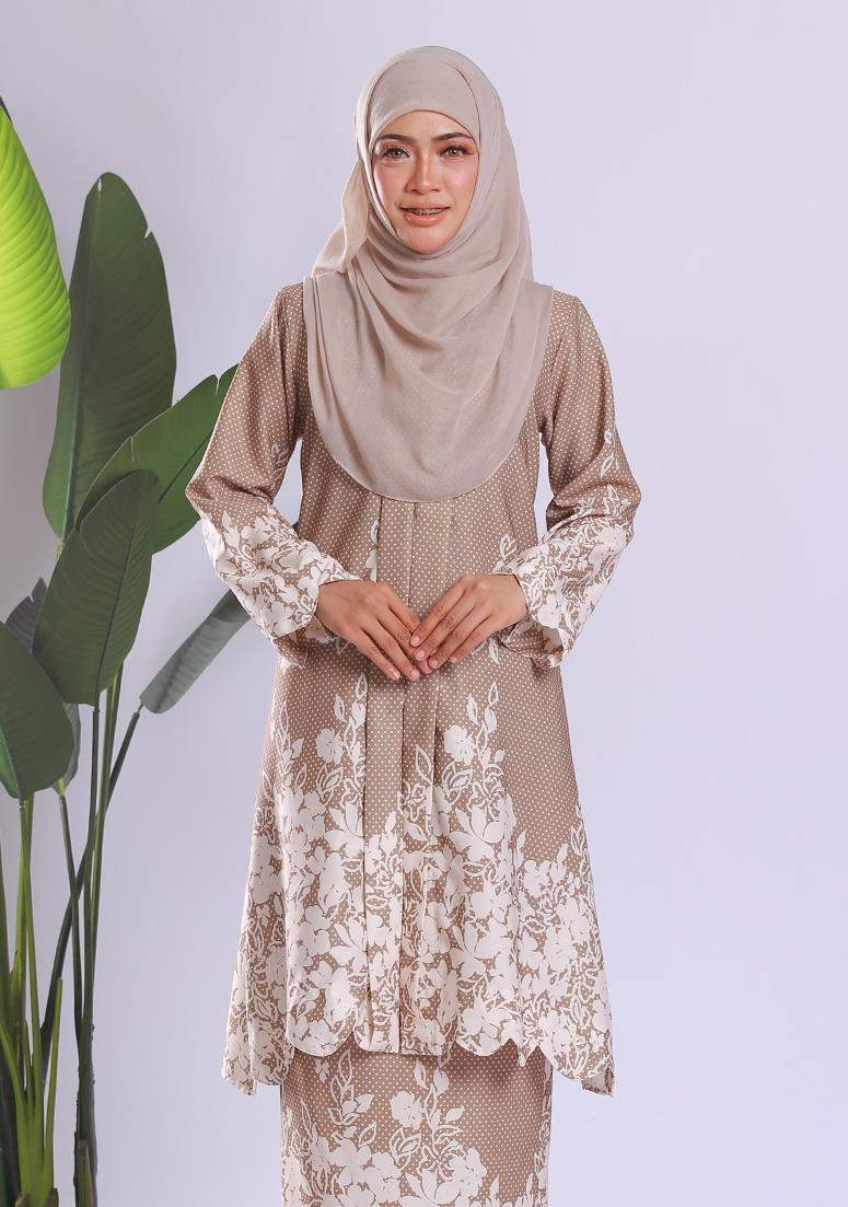 Kebaya Sri Mahsuri 3.0 - Nude Brown