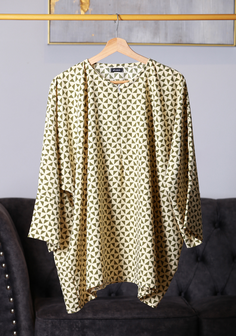 Blouse Sara V6 - Olive Green
