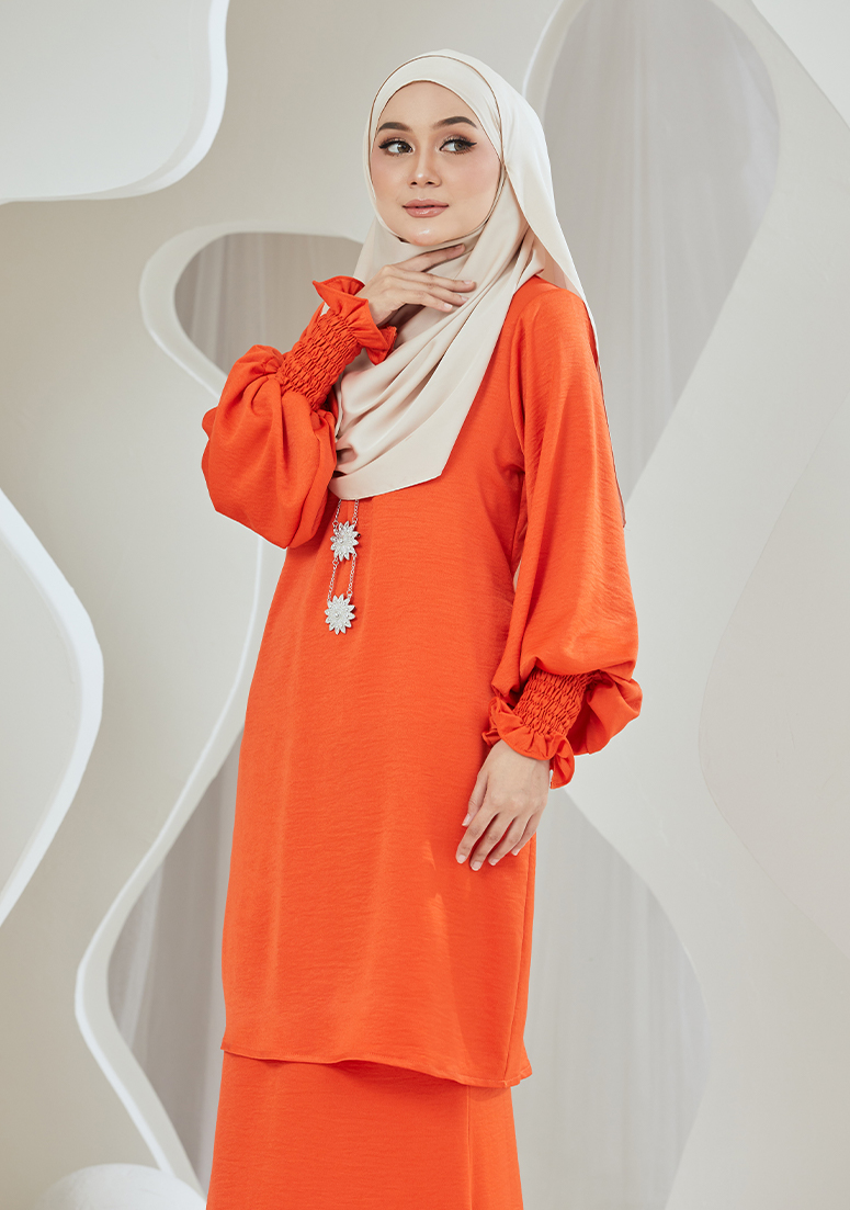 Kurung Tiara - Orange