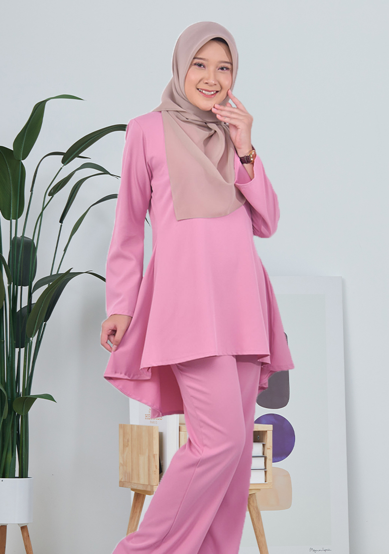 Suit Hijraa - Pink