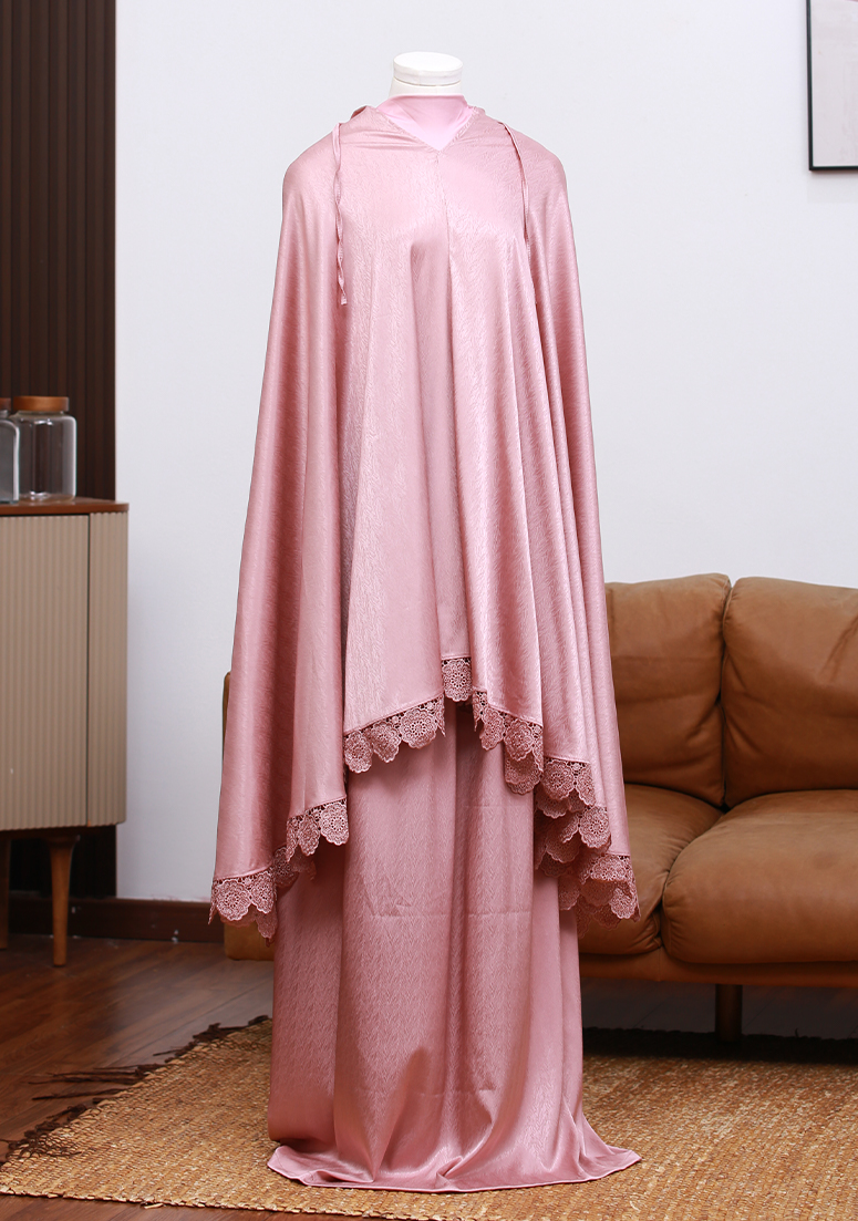 Telekung Qamira - Pink