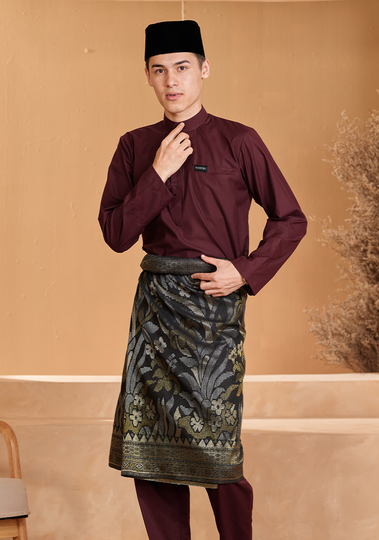 Baju Melayu Aziz - Plum