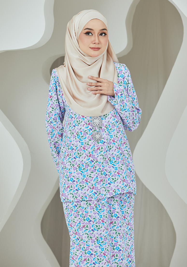 Kurung Cik Melati - Purple