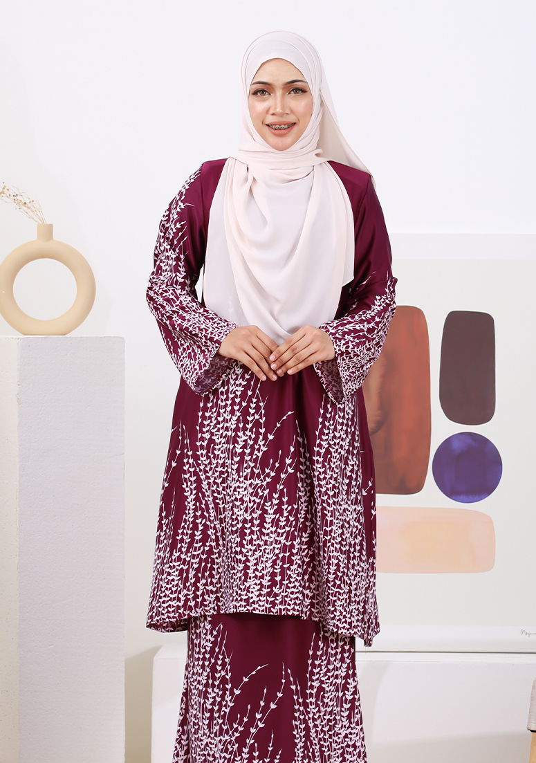 Kurung Rahayu - Purple