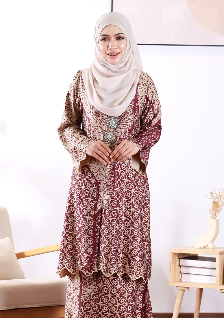 Kurung Aminah - Purple