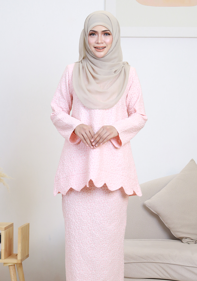 Kurung Wan Leanna - Rosy Pink