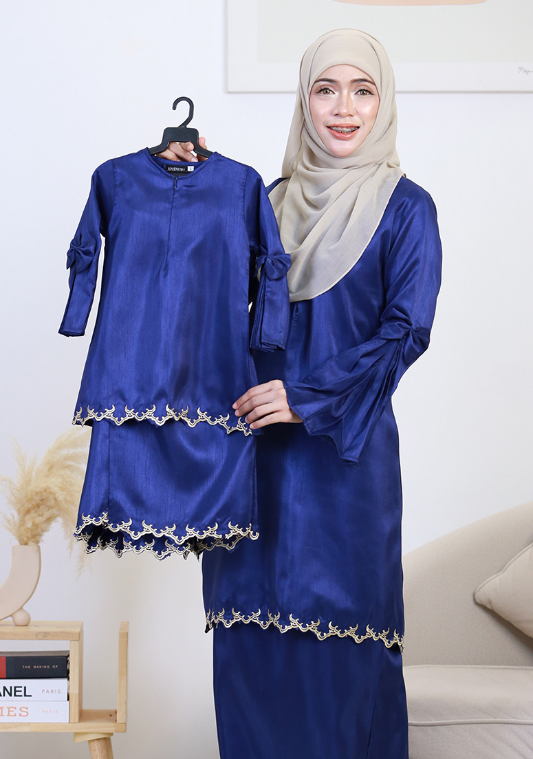 Kurung Wan Sofea Kids - Royal Blue
