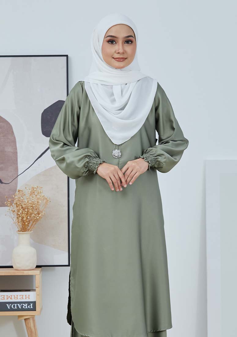 Kurung Sufi - Sage Green