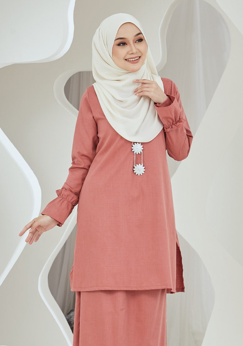 Kurung Sakura - Salmon