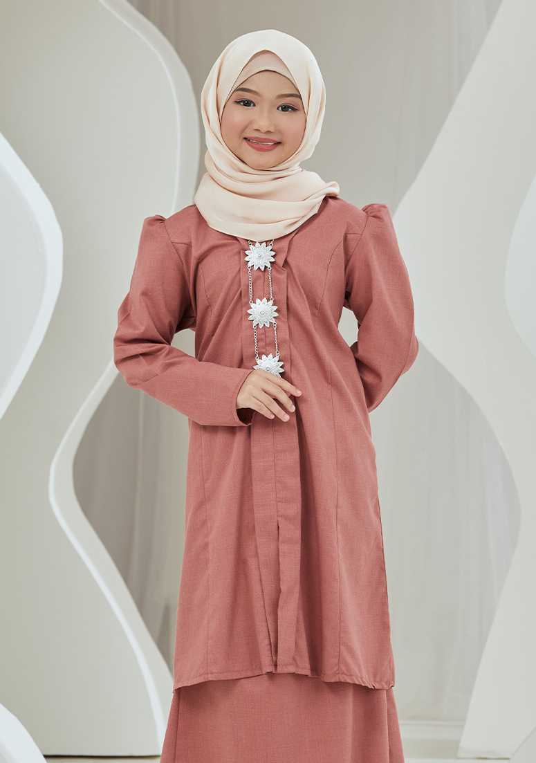 Kebaya Salmia Kids - Salmon