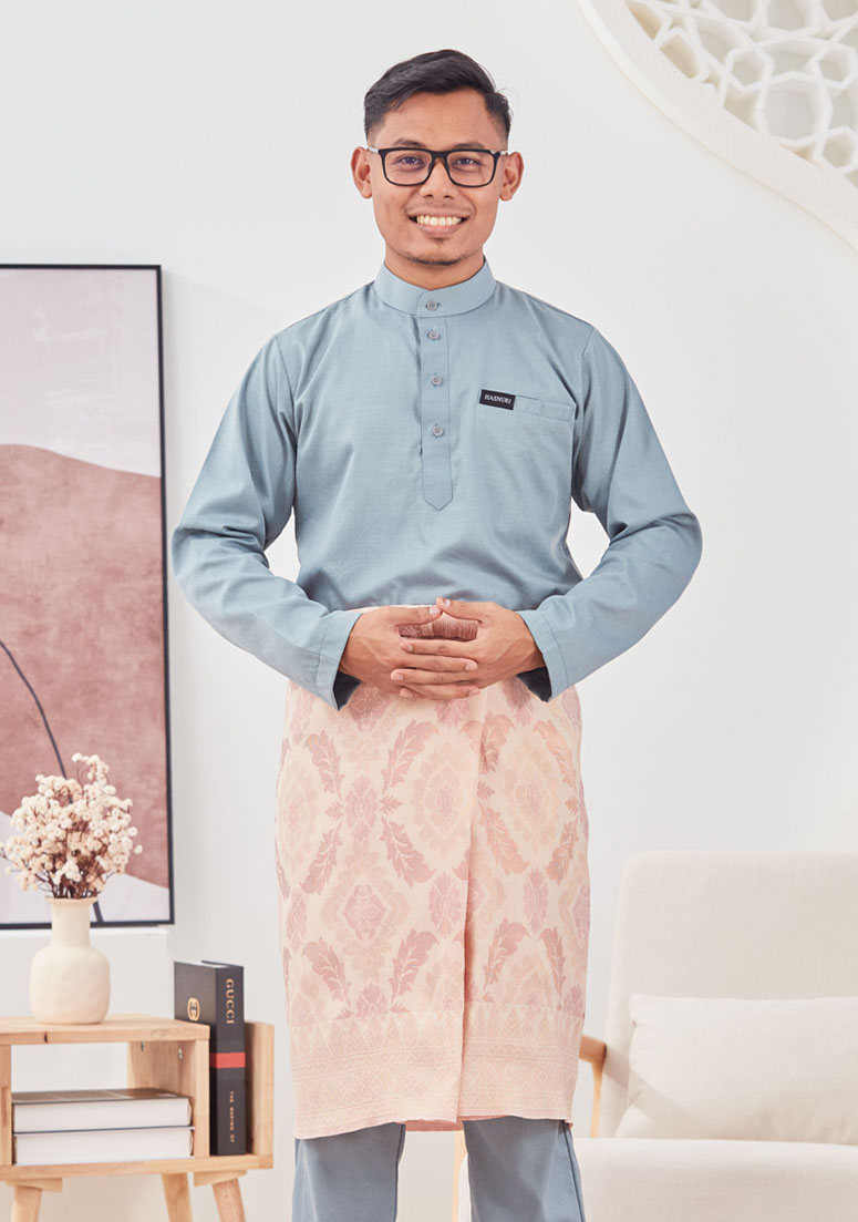 Baju Melayu Haqiem - Turkish Blue