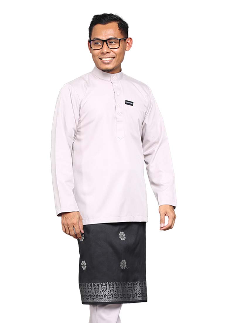 Baju Melayu Yusoff - Light Grey