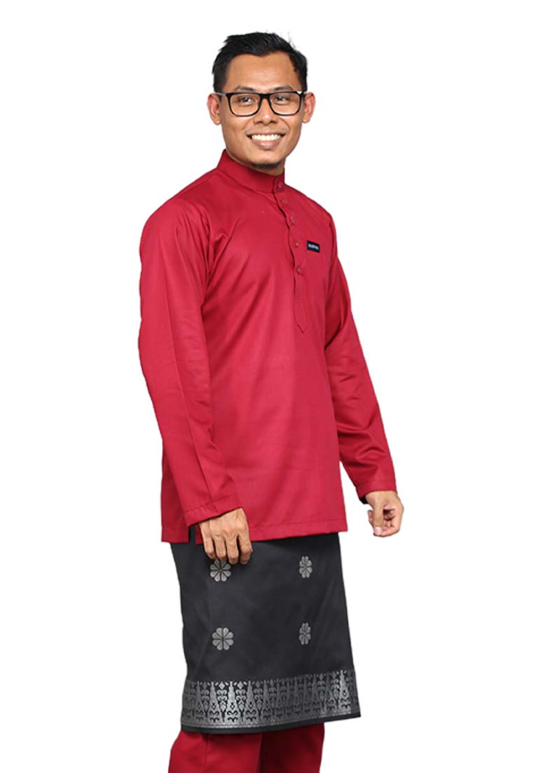 Baju Melayu Yusoff - Maroon