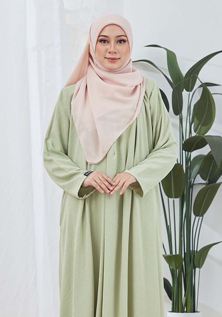 Jubah Delima - Light Green