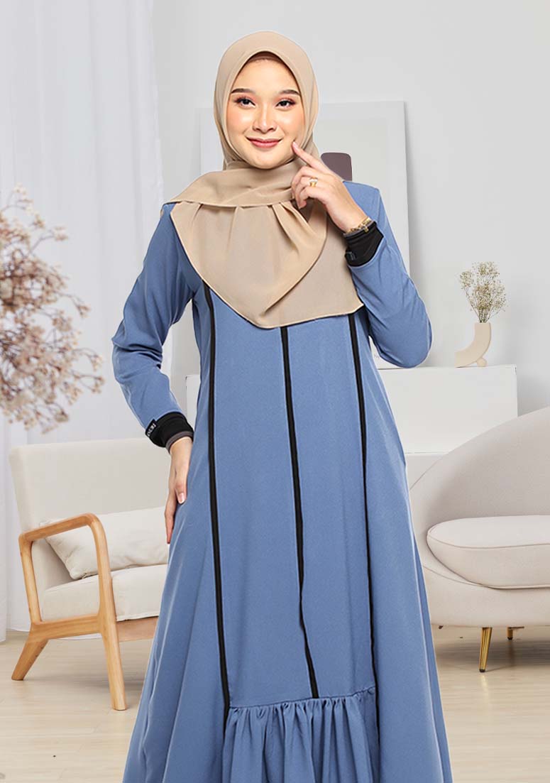 Jubah Izzah - Sky Blue
