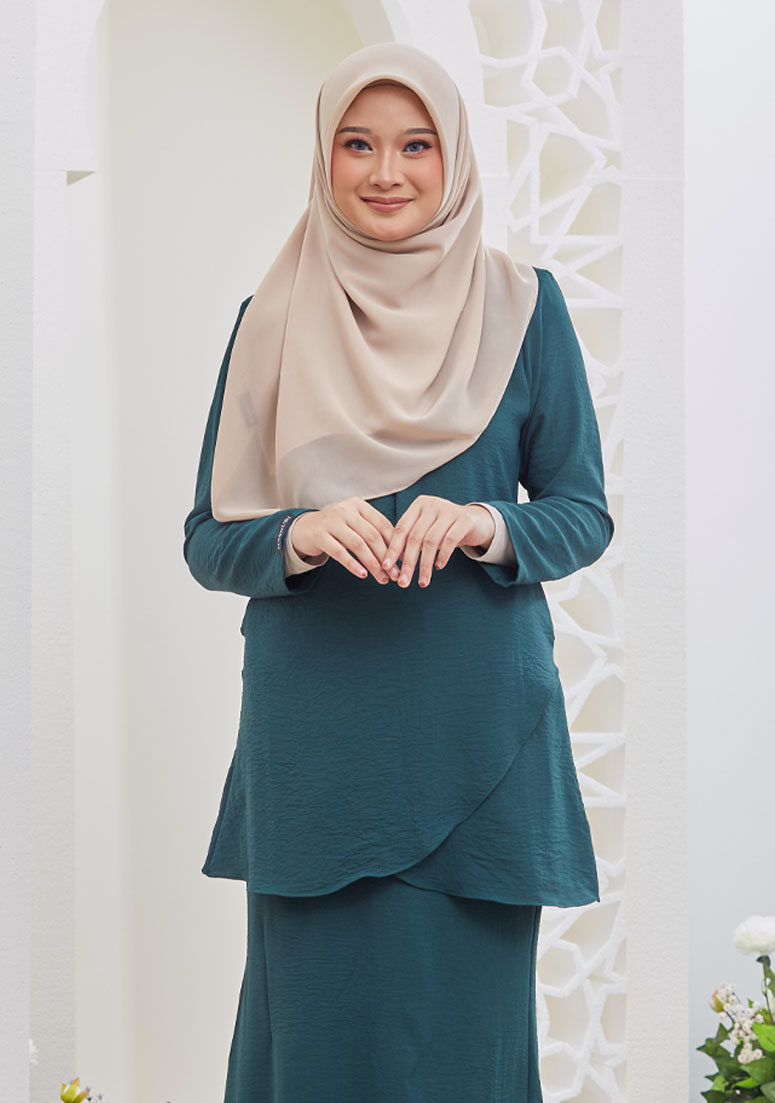 Kurung Hanani - Emerald Green