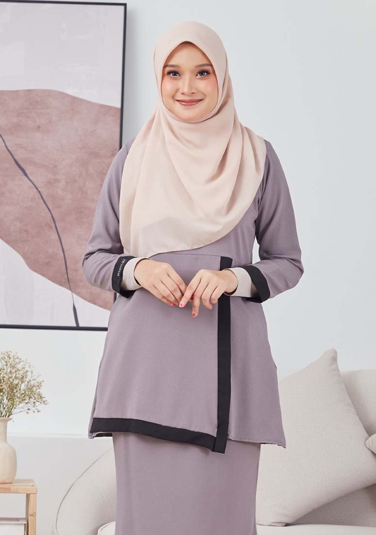 Kurung Kamila - Grey