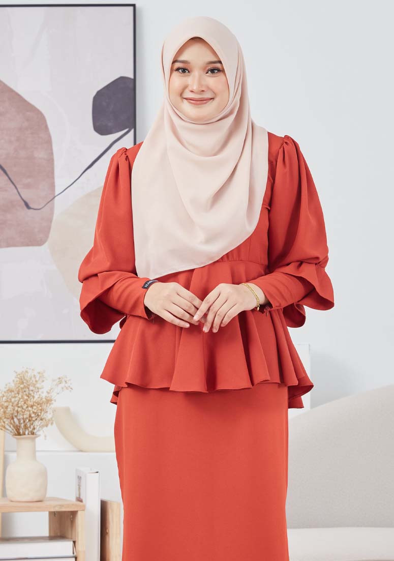Kurung Marini - Dark Orange