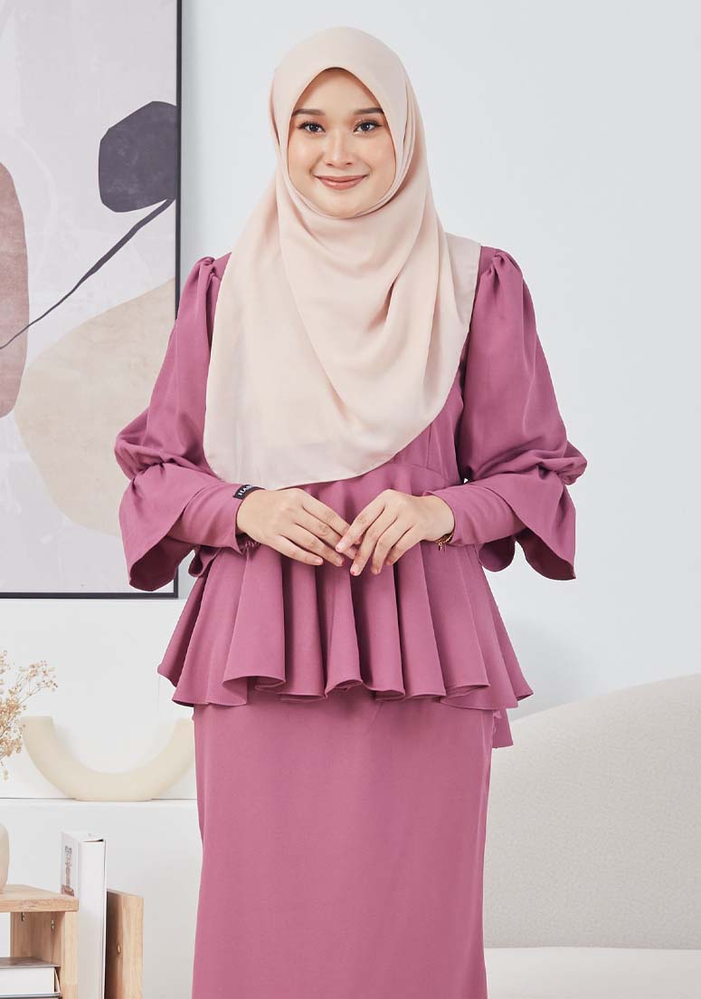 Kurung Marini - Dusty Purple