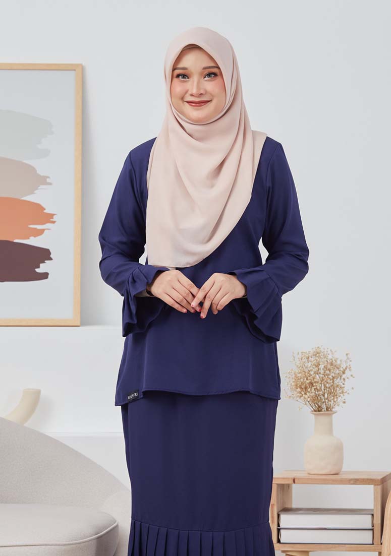 Kurung Muna - Navy Blue