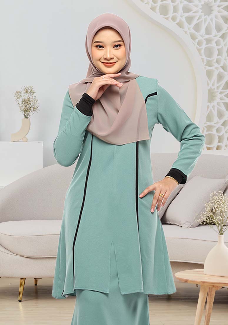 Kurung Nabeela - Dusty Green