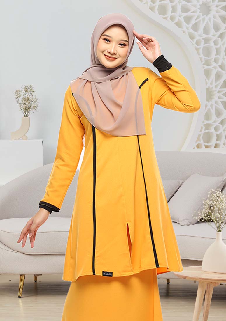 Kurung Nabeela - Honey Mustard