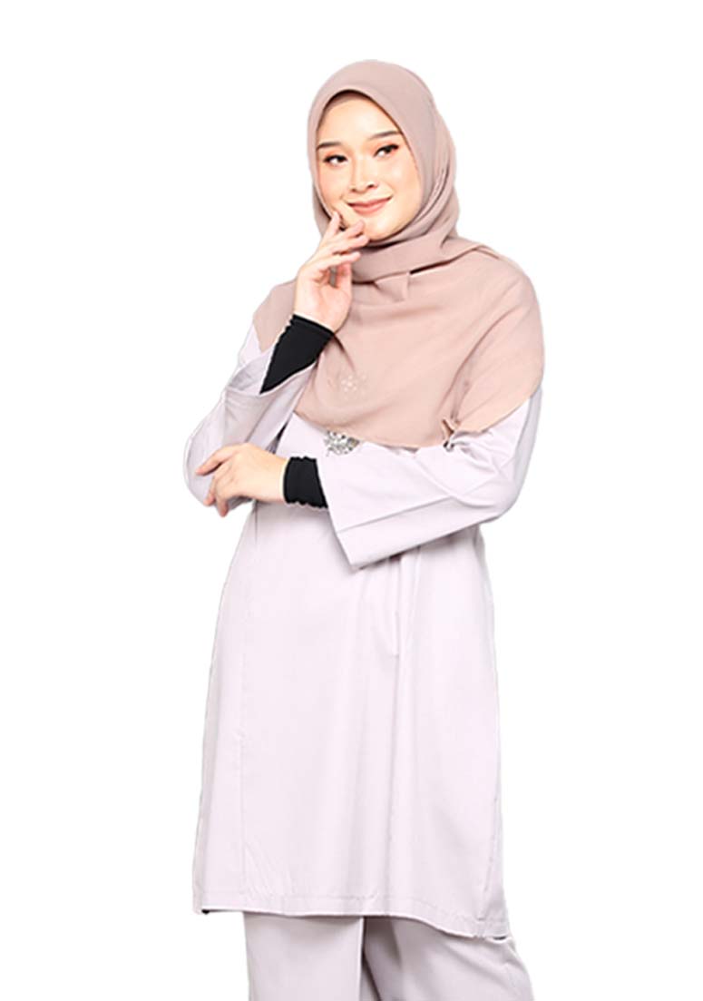 Kurung Nuri - Light Grey