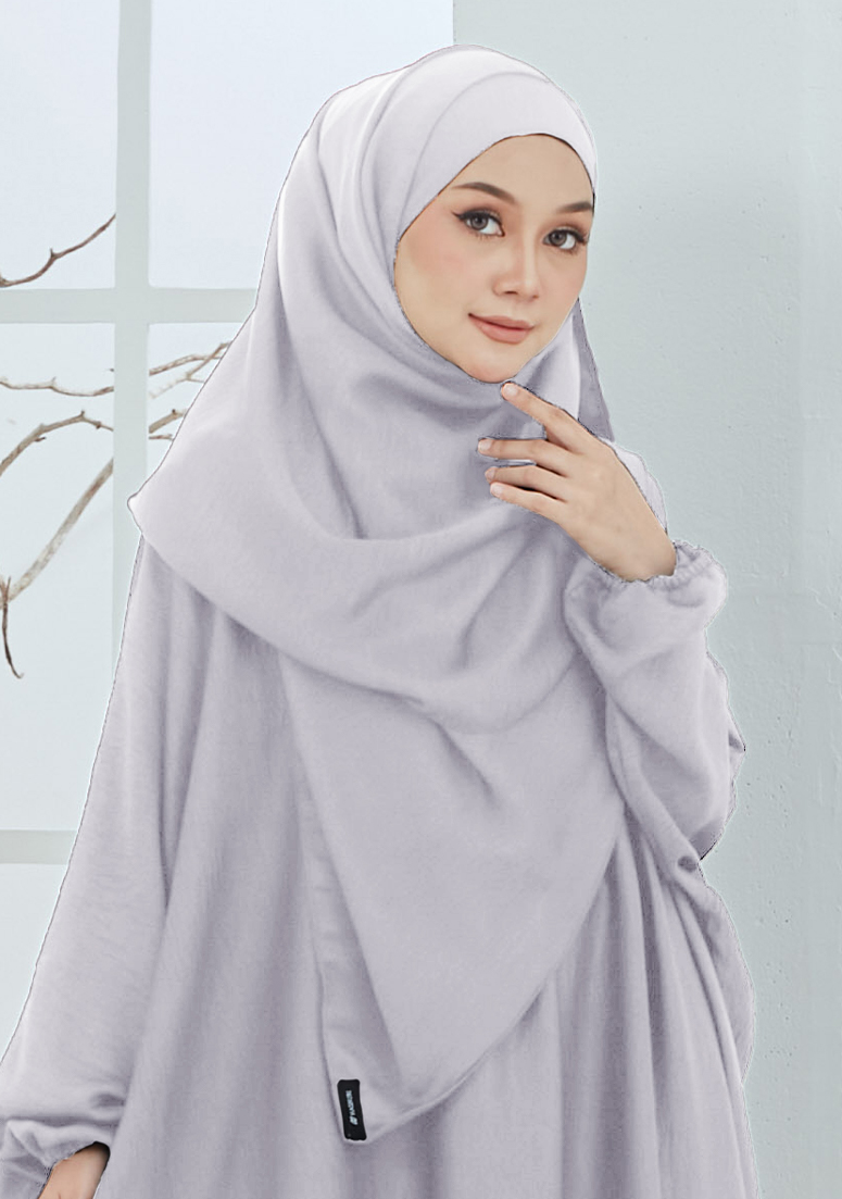 Shawl Raniya - Silver Grey