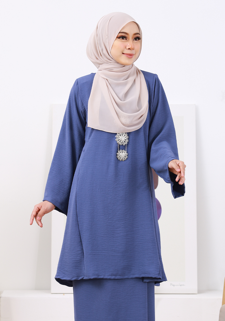 Kurung Nur Zaleha - Sky Blue