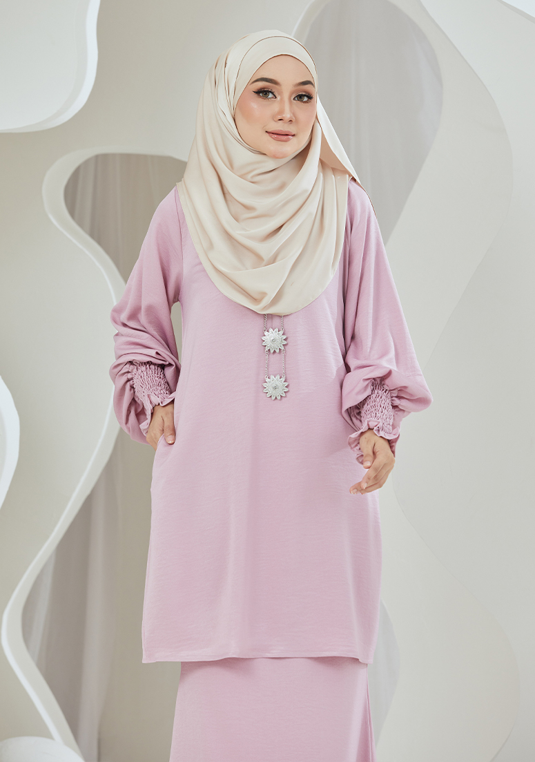 Kurung Tiara - Soft Pink