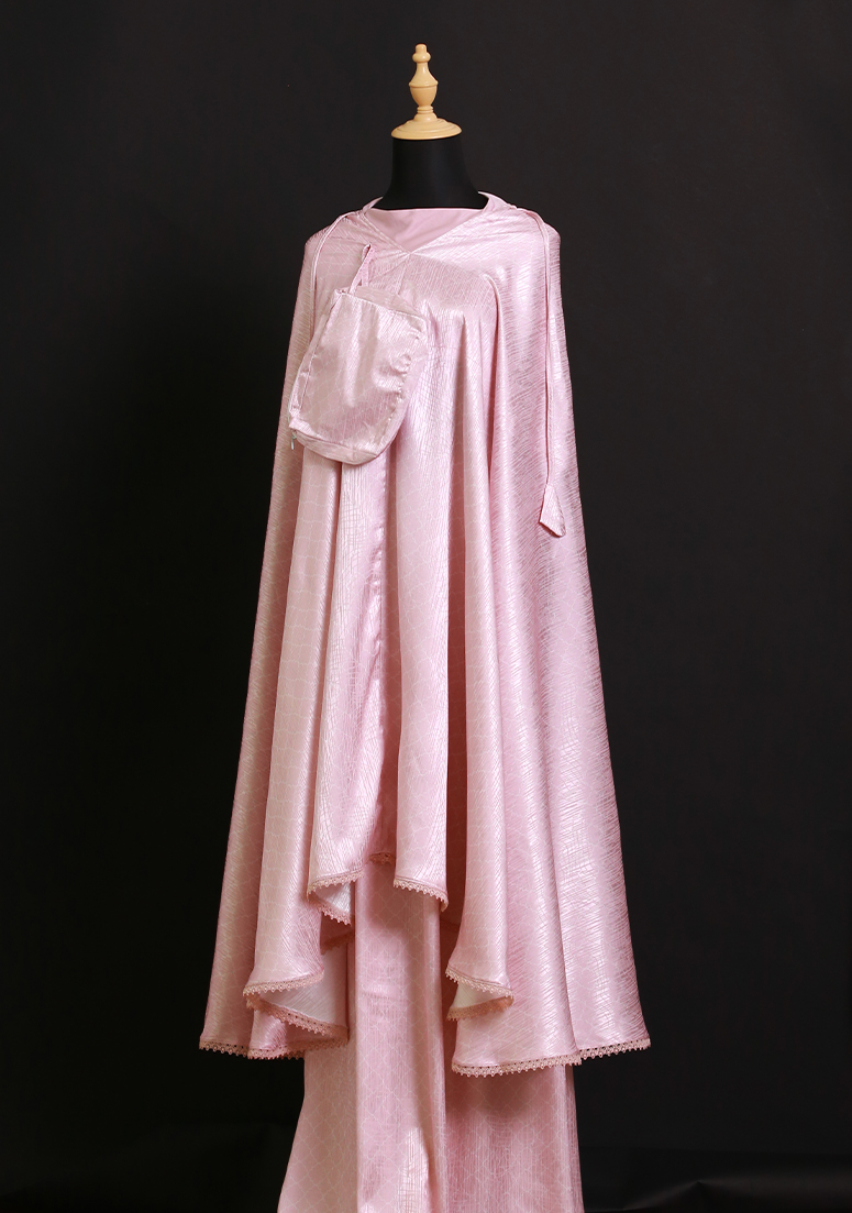 Telekung Nufa - Soft Pink