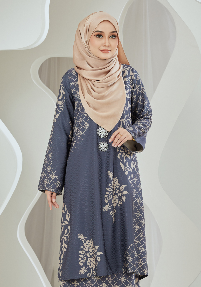 Kurung Rozza - Spruce Grey