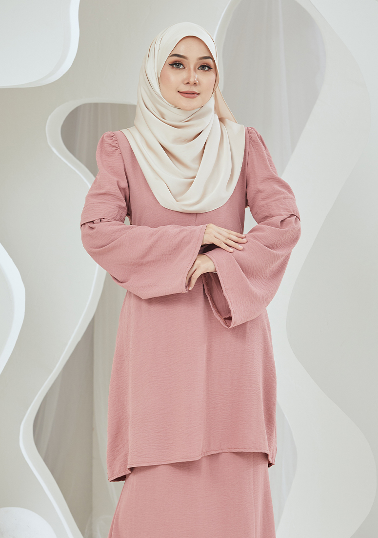 Kurung Amisya - Sweet Pink