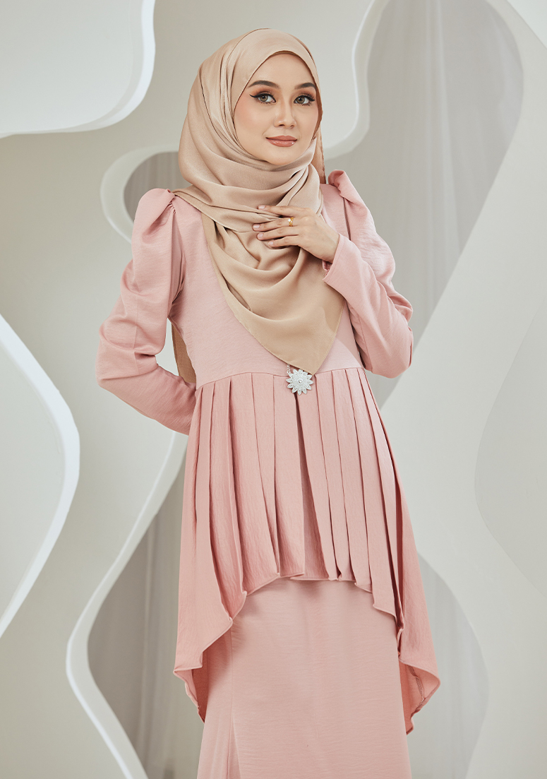 Kurung Dalia - Sweet Pink