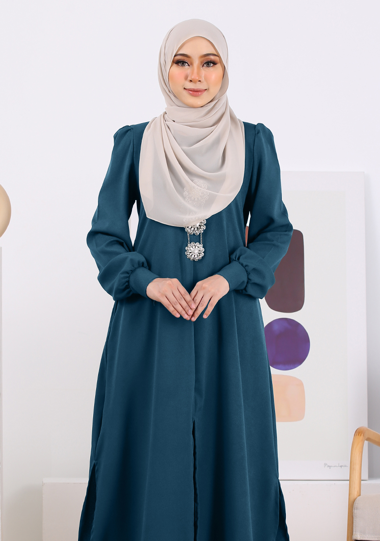 Kurung Nur Zakiya - Teal