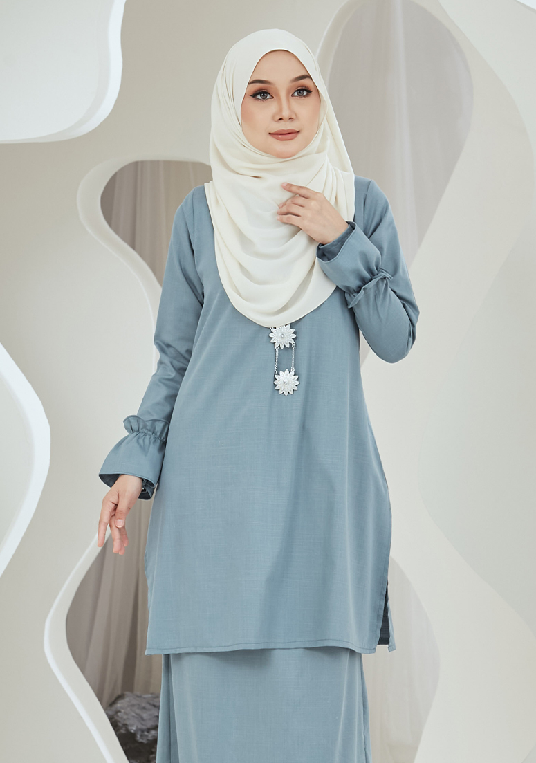 Kurung Sakura - Turkish Blue