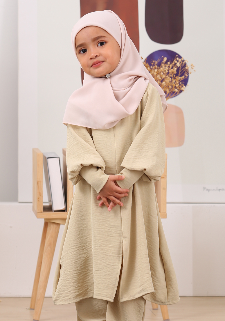 Suit Zariyah Kids - Vanilla