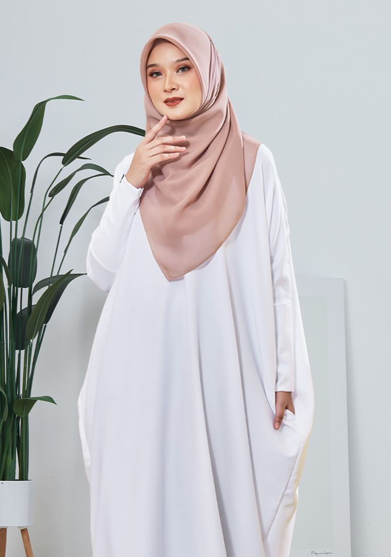 Abaya Nysa - White