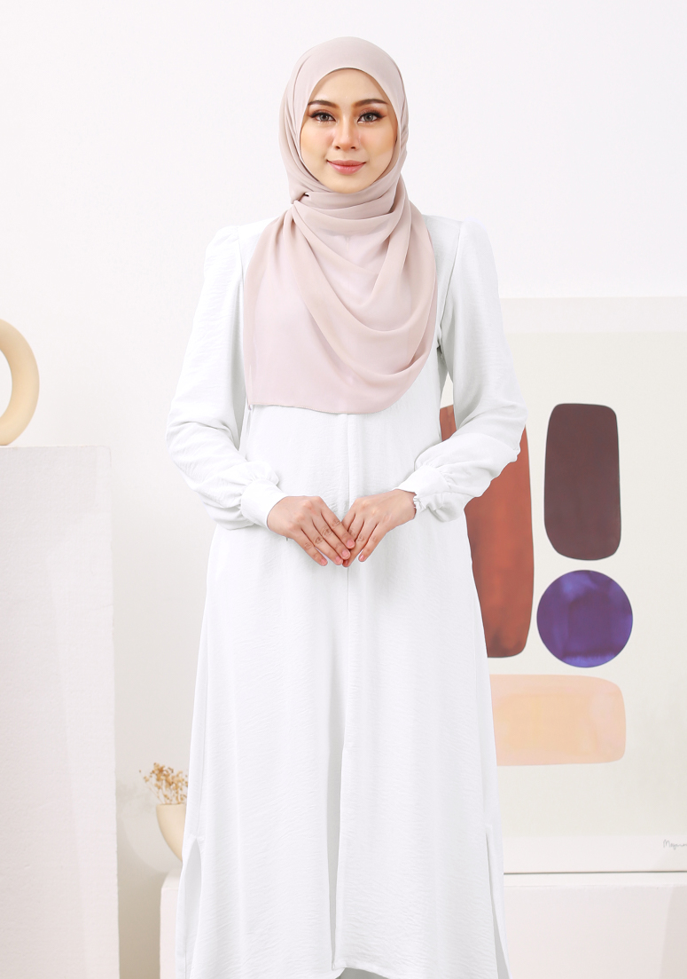 Suit Nur Zakiya - White