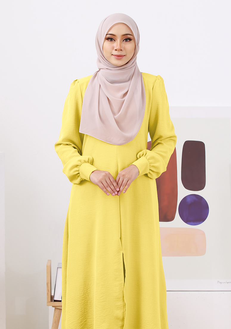 Suit Nur Zakiya - Yellow