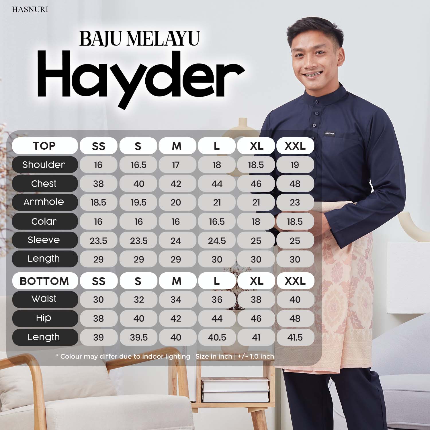 Baju Melayu Hayder - Apple Green