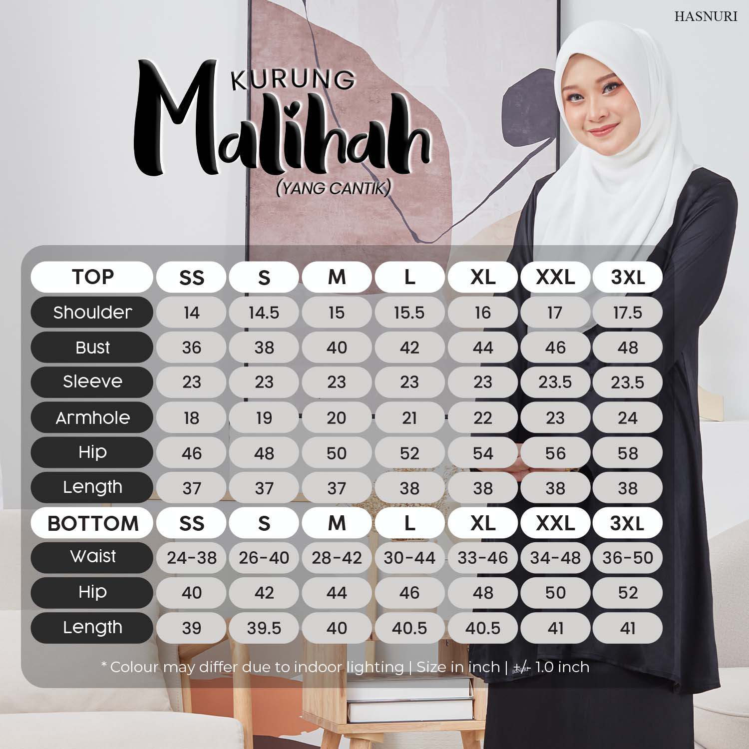 Kurung Malihah - Off White