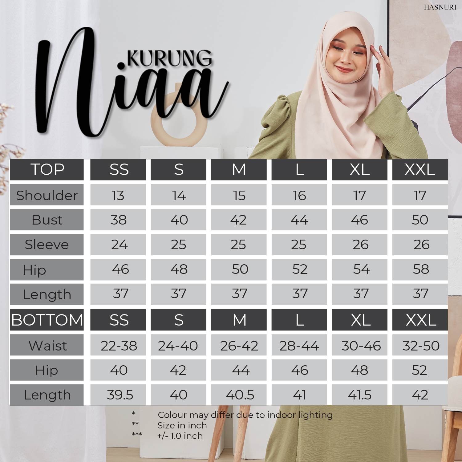 Kurung Niaa - Green