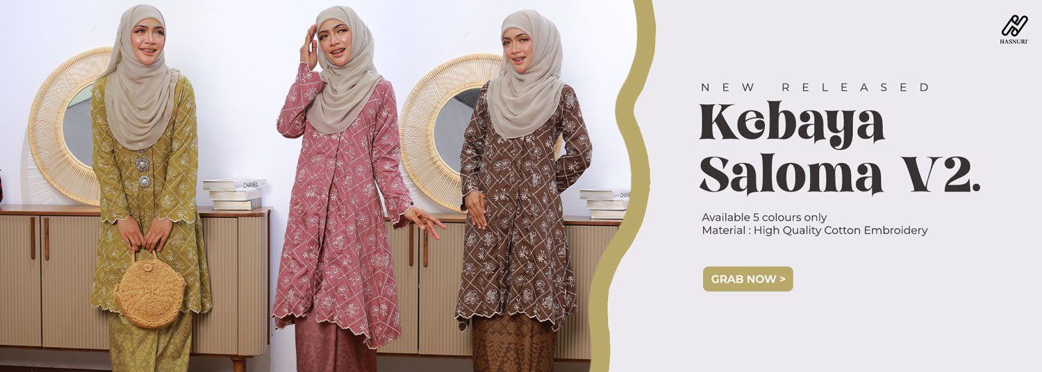 NEW RELEASED WEB KEBAYA SALOMA