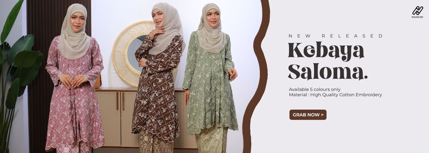 NEW RELEASED WEB KEBAYA SALOMA